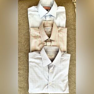 Charles Tyrwhitt/Thomas Pink Dress Shirts - French Cuffs-16/36, $40 for set of 3